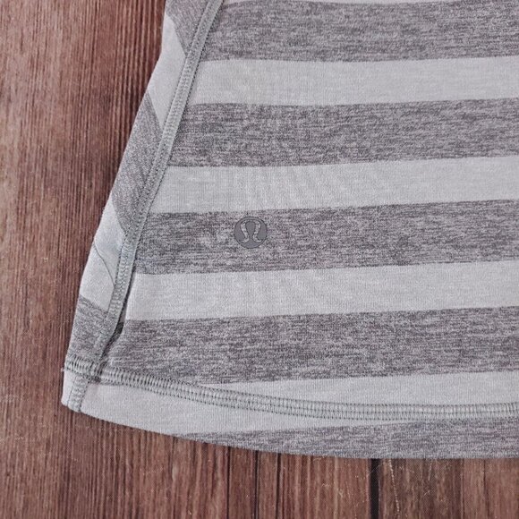 Lululemon Womens Size 2 Race Your Pace Zip Long Sleeve Shirt Pullover Gray - Picture 9 of 13